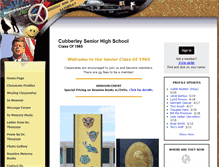 Tablet Screenshot of cubberley1965.org